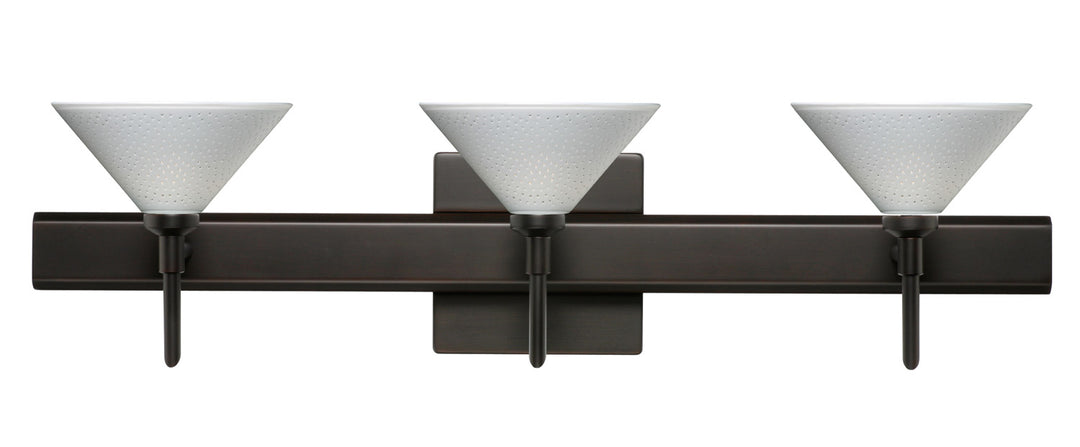 Besa Kona 3SW-282453-BR-SQ Bath Vanity Light 23 in. wide - Bronze