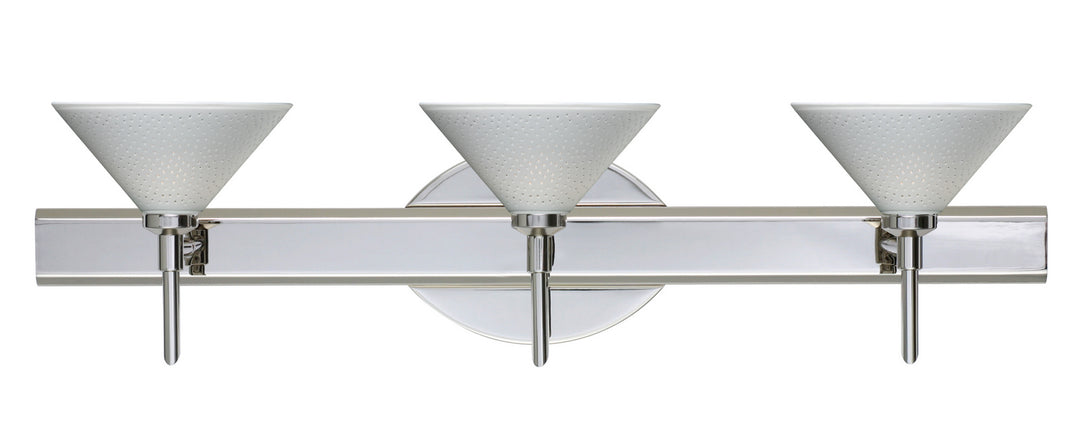 Besa Kona 3SW-282453-CR Bath Vanity Light 23 in. wide - Chrome