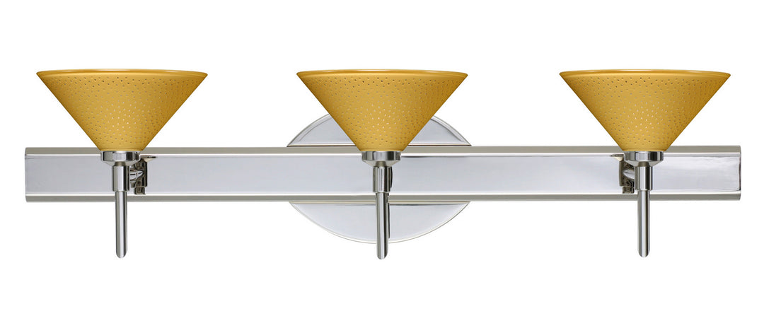 Besa Kona 3SW-282490-CR Bath Vanity Light 23 in. wide - Chrome