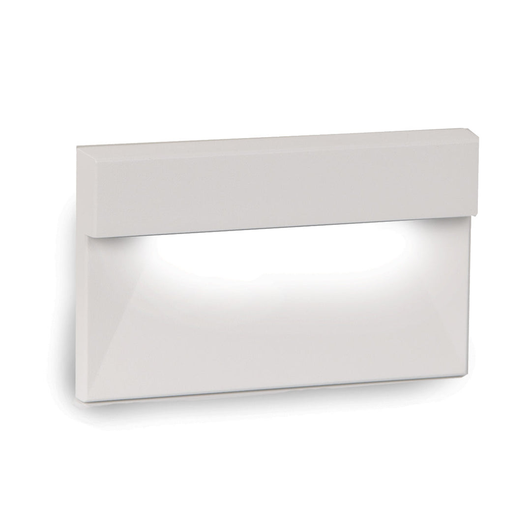 Wac Lighting WL-LED140-AM-WT Modern Ledme Step And Wall Lights Landscape Light White On Aluminum