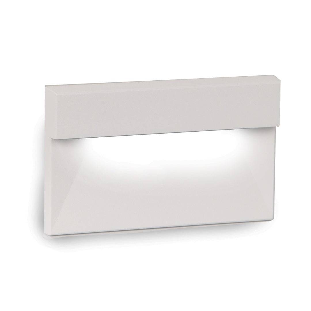 Wac Lighting WL-LED140-AM-WT Modern Ledme Step And Wall Lights Landscape Light White On Aluminum