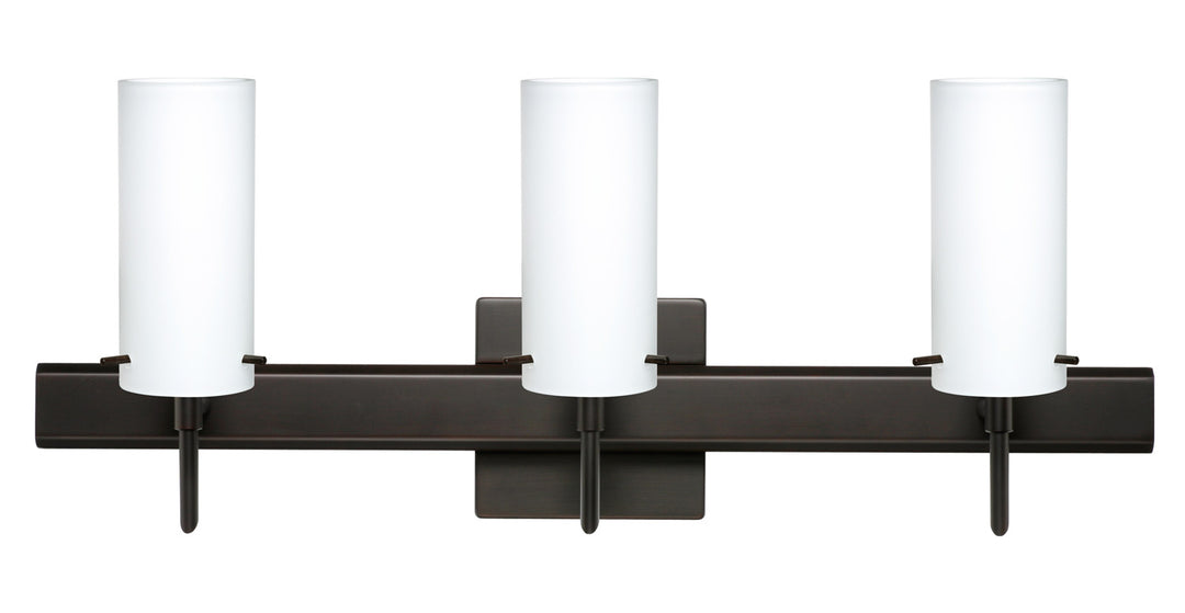 Besa Copa 3SW-440307-BR-SQ Bath Vanity Light 23 in. wide - Bronze