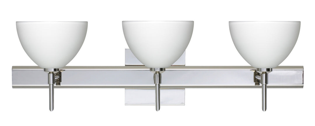 Besa Brella 3SW-467907-CR-SQ Bath Vanity Light 23 in. wide - Chrome