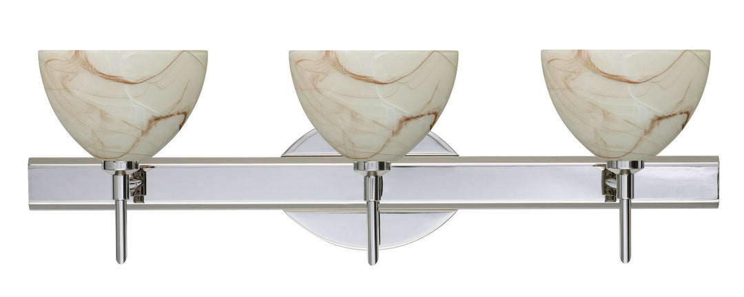 Besa Brella 3SW-467983-CR Bath Vanity Light 23 in. wide - Chrome