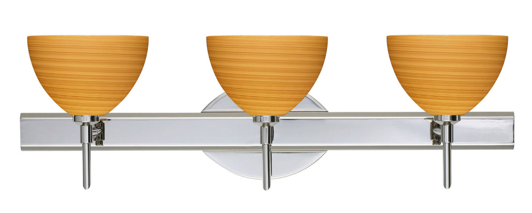 Besa Brella 3SW-4679OK-CR Bath Vanity Light 23 in. wide - Chrome