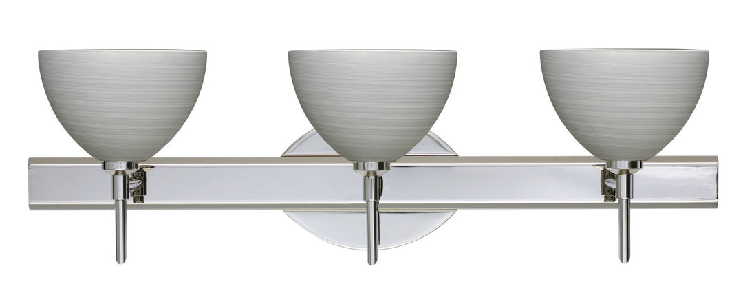 Besa Brella 3SW-4679TN-CR Bath Vanity Light 23 in. wide - Chrome