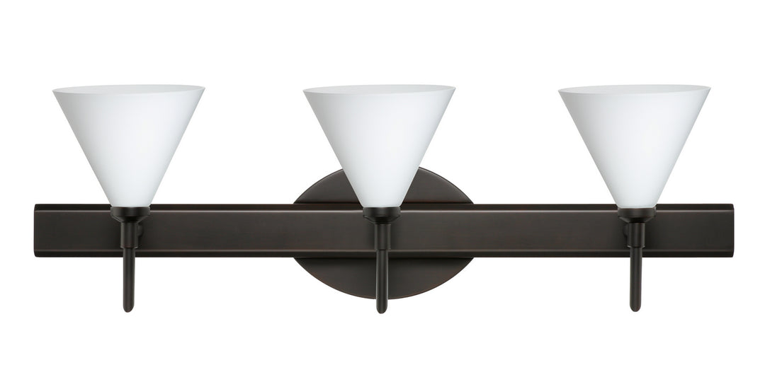 Besa Kani 3SW-512107-BR Bath Vanity Light 23 in. wide - Bronze