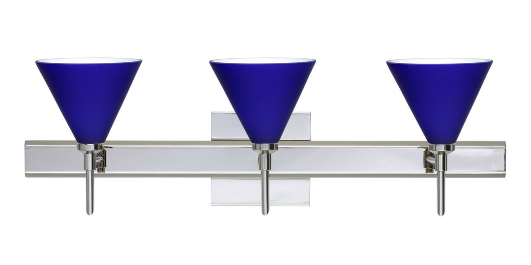 Besa Kani 3SW-5121CM-CR-SQ Bath Vanity Light 23 in. wide - Chrome