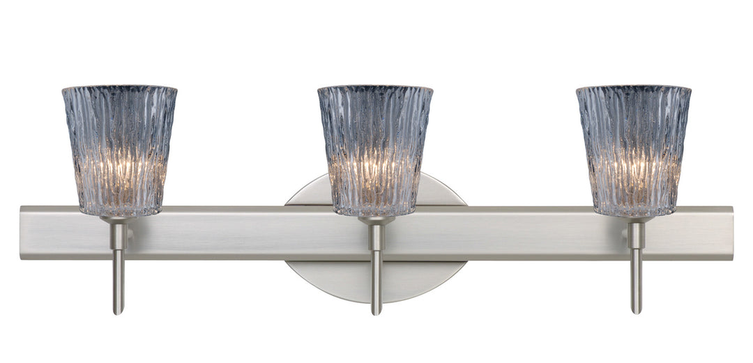 Besa Nico 3SW-512500-SN Bath Vanity Light 23 in. wide - Satin Nickel