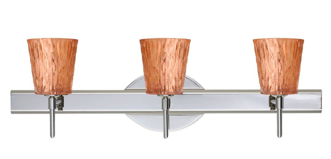 Besa Nico 3SW-5125CF-CR Bath Vanity Light 23 in. wide - Chrome