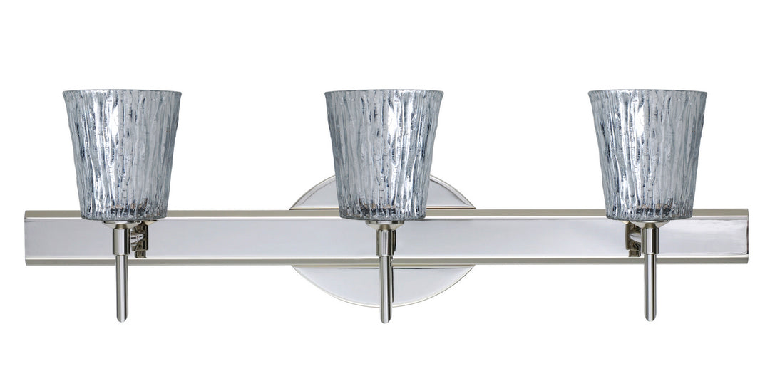 Besa Nico 3SW-5125SF-CR Bath Vanity Light 23 in. wide - Chrome