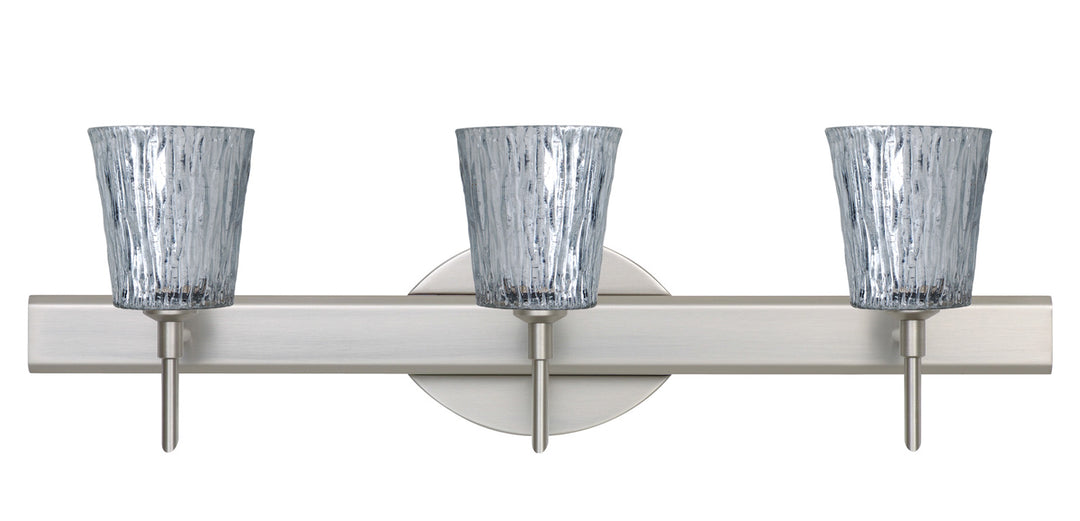Besa Nico 3SW-5125SF-SN Bath Vanity Light 23 in. wide - Satin Nickel