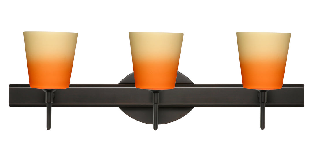 Besa Canto 3SW-5131OP-BR Bath Vanity Light 23 in. wide - Bronze