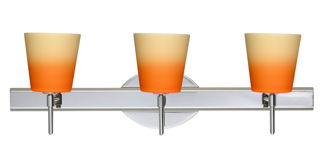 Besa Canto 3SW-5131OP-CR Bath Vanity Light 23 in. wide - Chrome