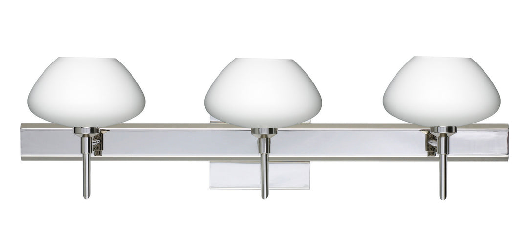 Besa Peri 3SW-541007-CR-SQ Bath Vanity Light 23 in. wide - Chrome