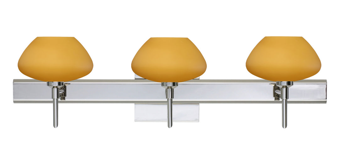 Besa Peri 3SW-541080-CR-SQ Bath Vanity Light 23 in. wide - Chrome