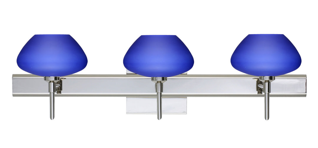 Besa Peri 3SW-541087-CR-SQ Bath Vanity Light 23 in. wide - Chrome