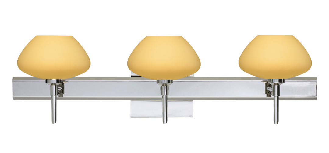 Besa Peri 3SW-5410VM-CR-SQ Bath Vanity Light 23 in. wide - Chrome