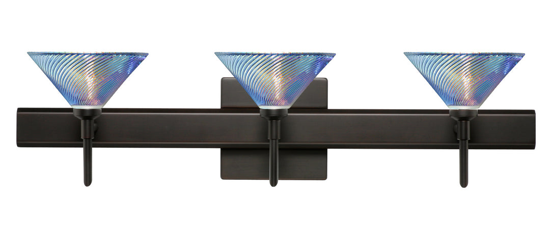 Besa Kona 3SW-550493-BR-SQ Bath Vanity Light 23 in. wide - Bronze