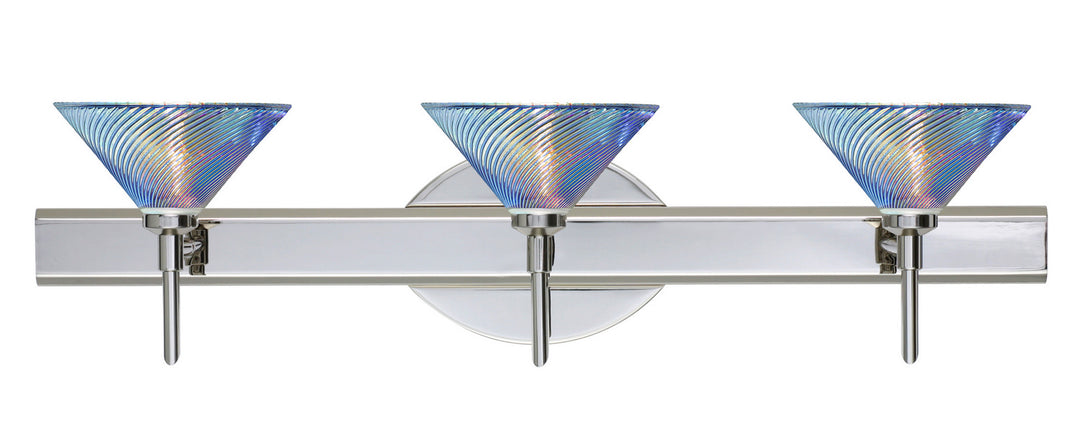 Besa Kona 3SW-550493-CR Bath Vanity Light 23 in. wide - Chrome