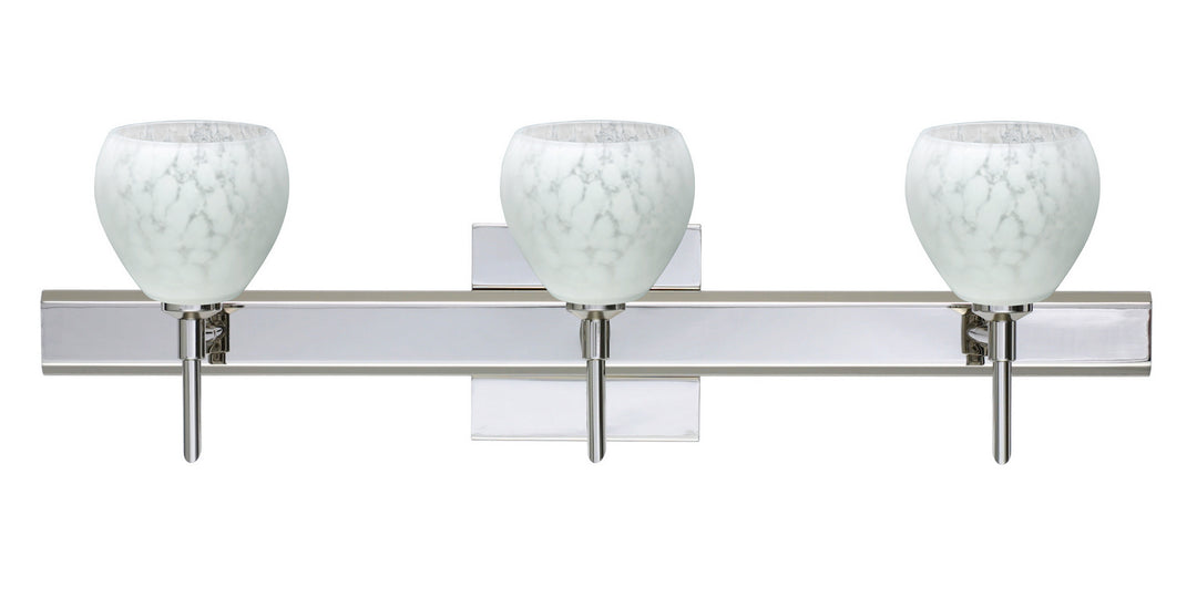 Besa Tay Tay 3SW-560519-CR-SQ Bath Vanity Light 23 in. wide - Chrome