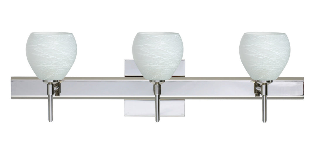 Besa Tay Tay 3SW-560560-CR-SQ Bath Vanity Light 23 in. wide - Chrome