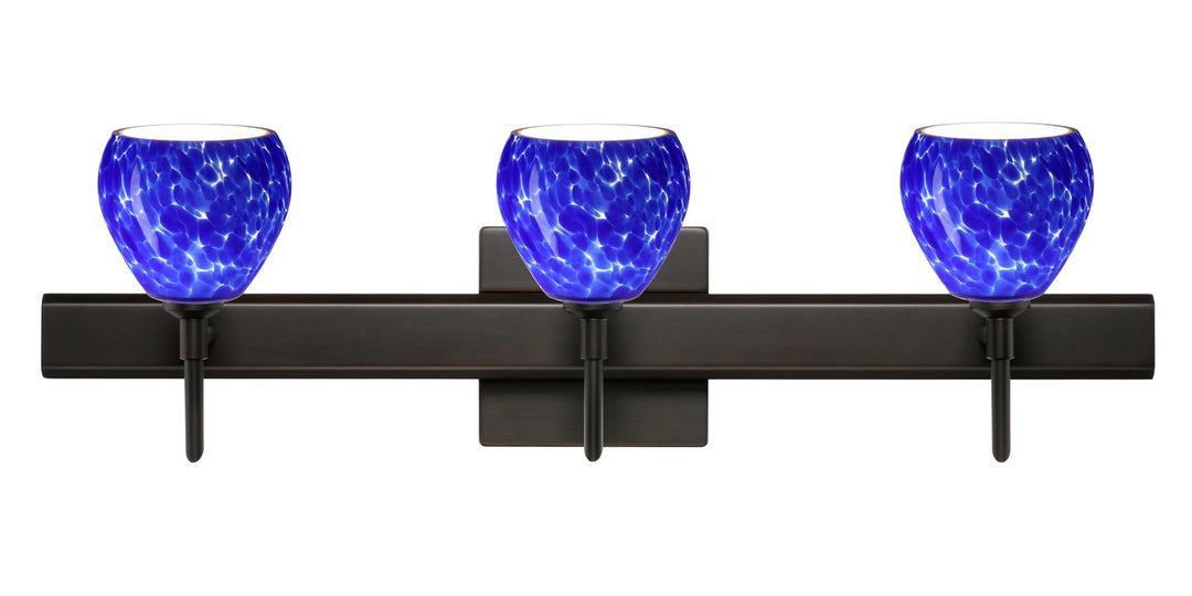 Besa Tay Tay 3SW-560586-BR-SQ Bath Vanity Light 23 in. wide - Bronze