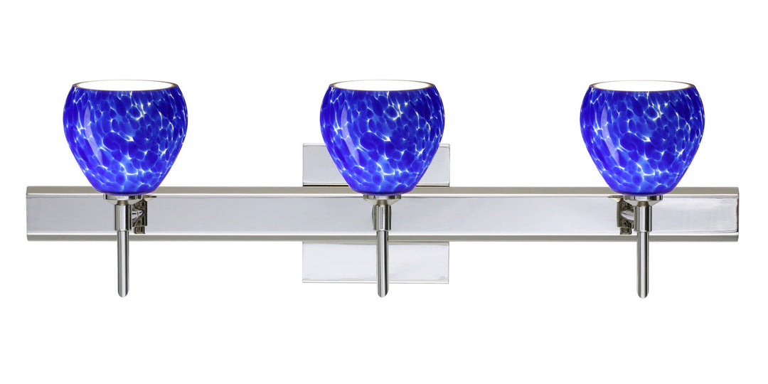 Besa Tay Tay 3SW-560586-CR-SQ Bath Vanity Light 23 in. wide - Chrome