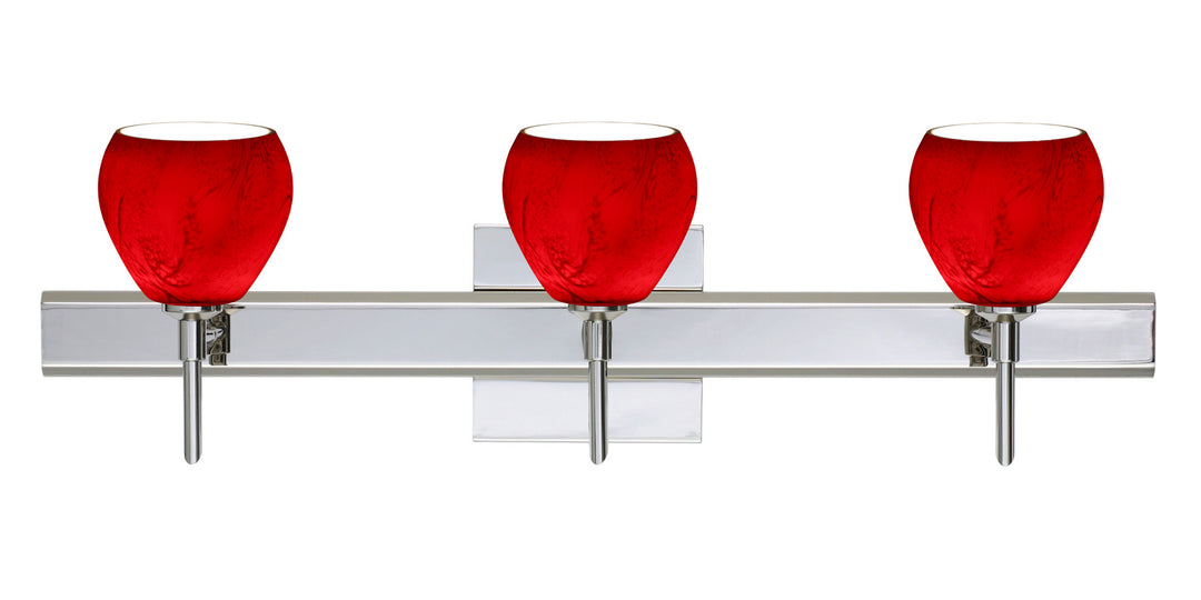 Besa Tay Tay 3SW-5605MA-CR-SQ Bath Vanity Light 23 in. wide - Chrome