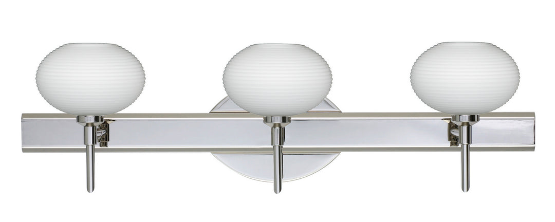 Besa Lasso 3SW-561207-CR Bath Vanity Light 23 in. wide - Chrome