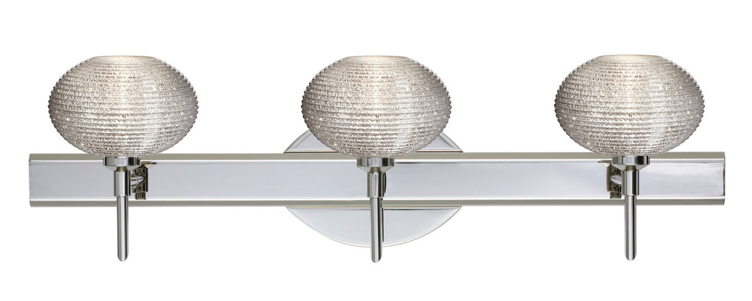 Besa Lasso 3SW-5612GL-CR Bath Vanity Light 23 in. wide - Chrome