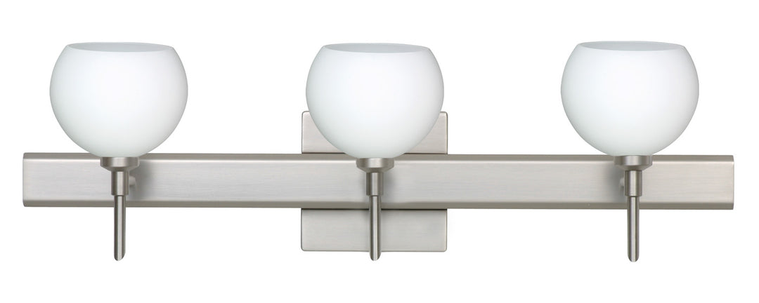 Besa Palla 3SW-565807-SN-SQ Bath Vanity Light 23 in. wide - Satin Nickel