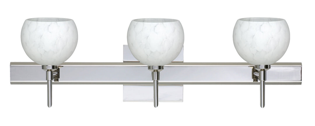 Besa Palla 3SW-565819-CR-SQ Bath Vanity Light 23 in. wide - Chrome