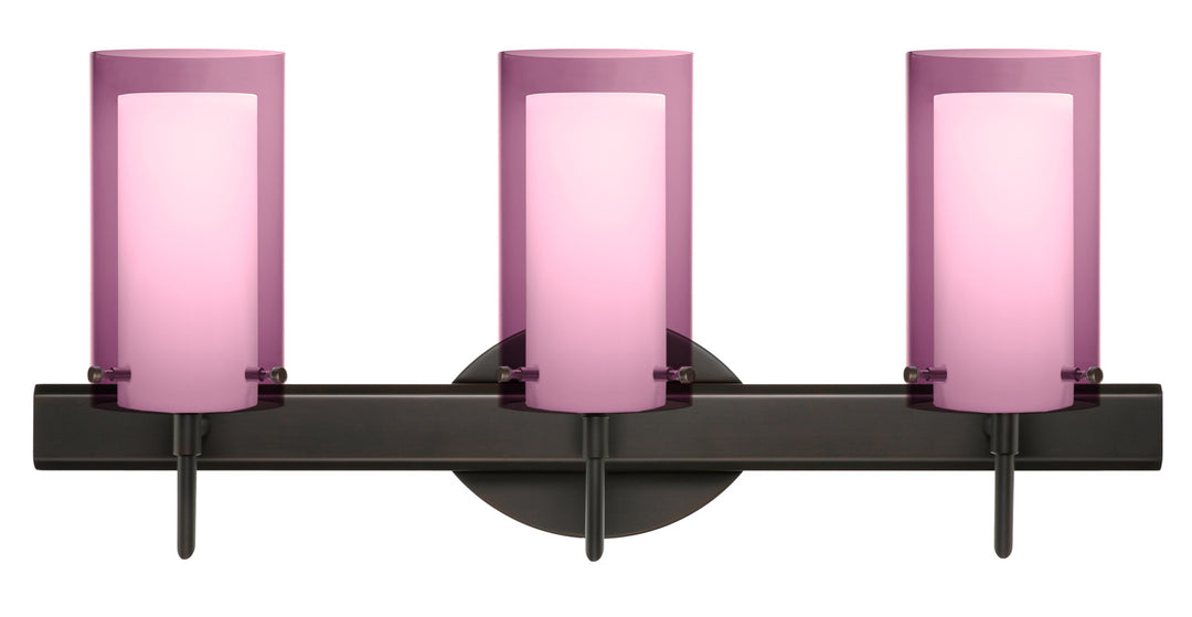 Besa Pahu 3SW-A44007-BR Bath Vanity Light 23 in. wide - Bronze
