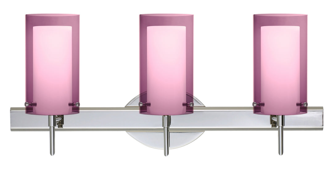 Besa Pahu 3SW-A44007-CR Bath Vanity Light 23 in. wide - Chrome