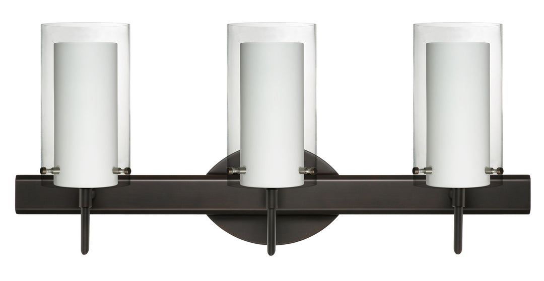 Besa Pahu 3SW-C44007-BR Bath Vanity Light 23 in. wide - Bronze