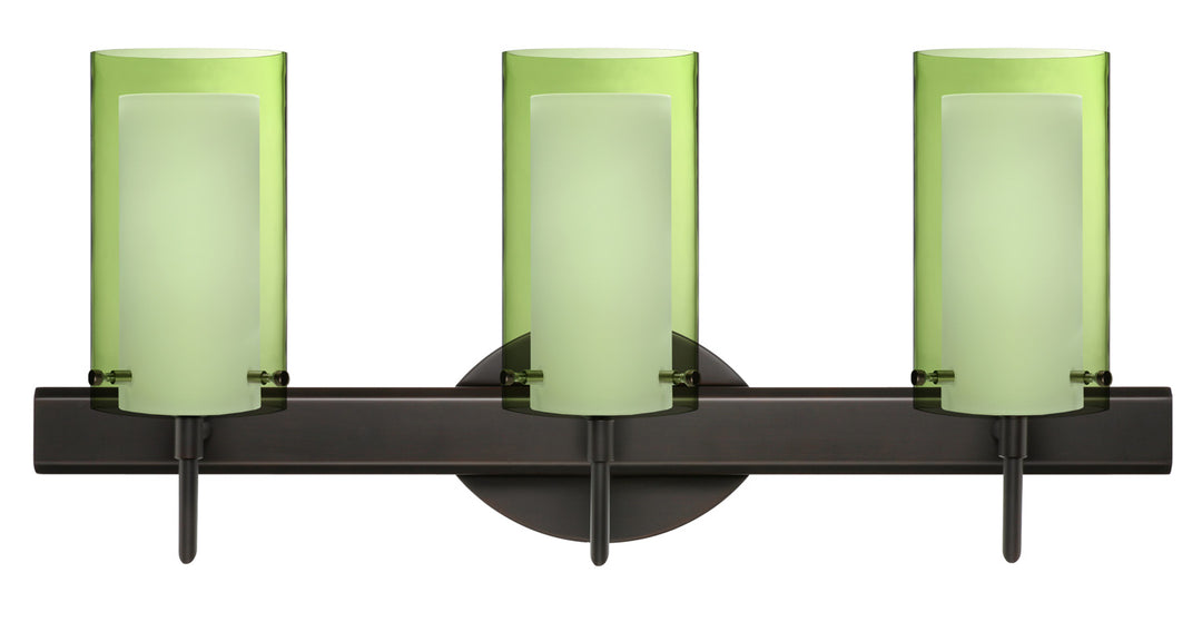 Besa Pahu 3SW-L44007-BR Bath Vanity Light 23 in. wide - Bronze