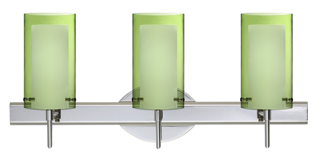 Besa Pahu 3SW-L44007-CR Bath Vanity Light 23 in. wide - Chrome
