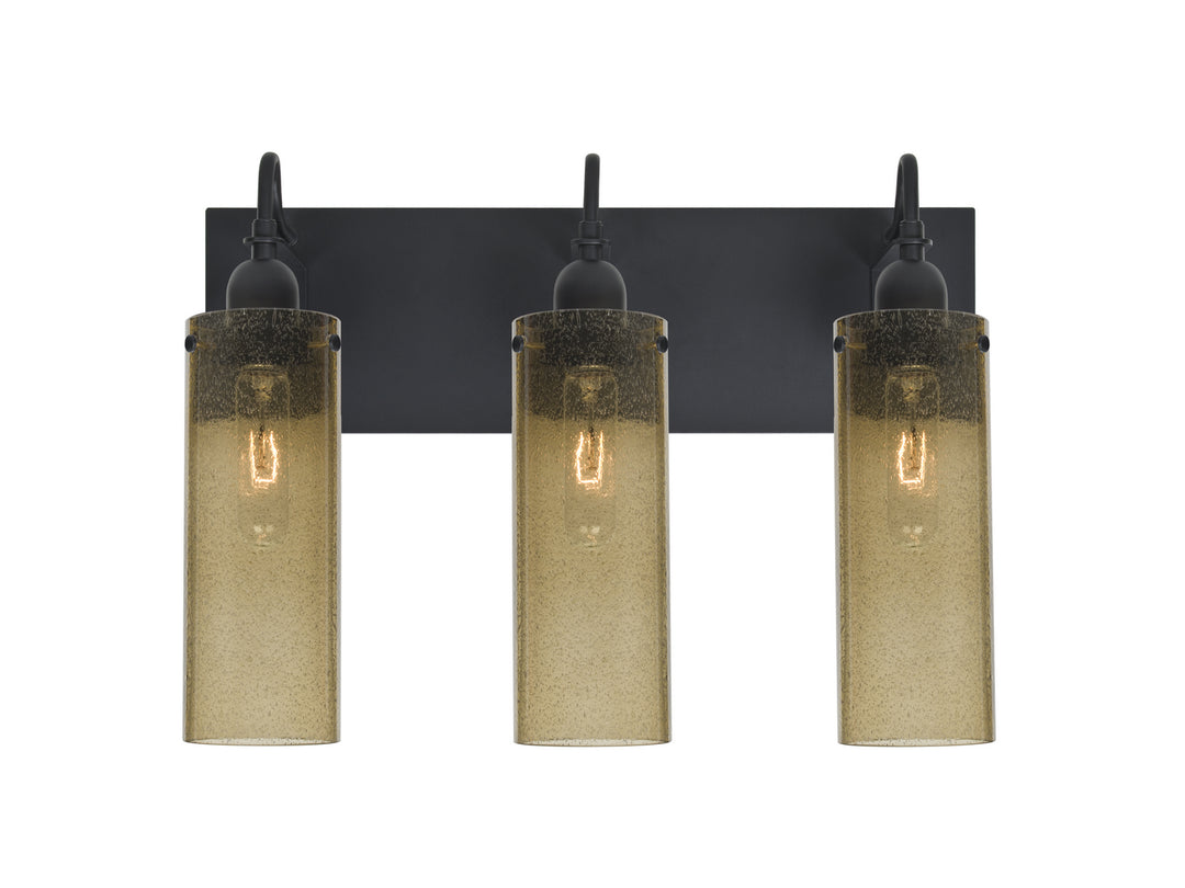 Besa Juni 3WG-JUNI10LT-BK Bath Vanity Light 20 in. wide - Black