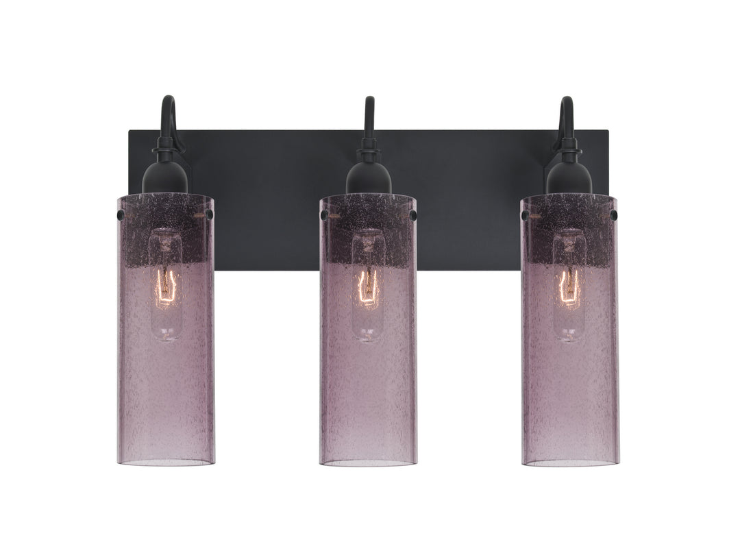 Besa Juni 3WG-JUNI10PL-BK Bath Vanity Light 20 in. wide - Black