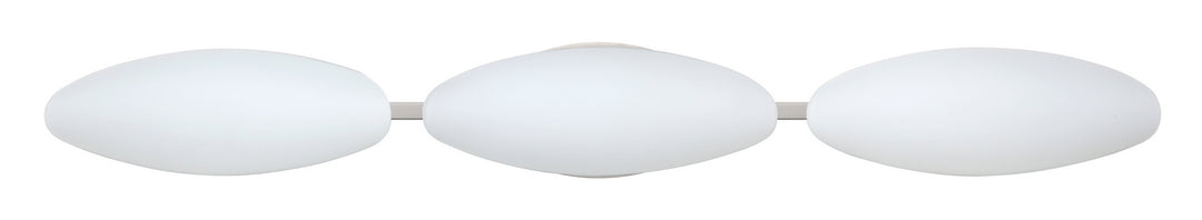 Besa Aero 3WM-272707-SN Bath Vanity Light 37 in. wide - Satin Nickel