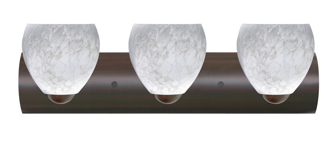 Besa Bolla 3WZ-412219-LED-BR Bath Vanity Light 23 in. wide - Bronze