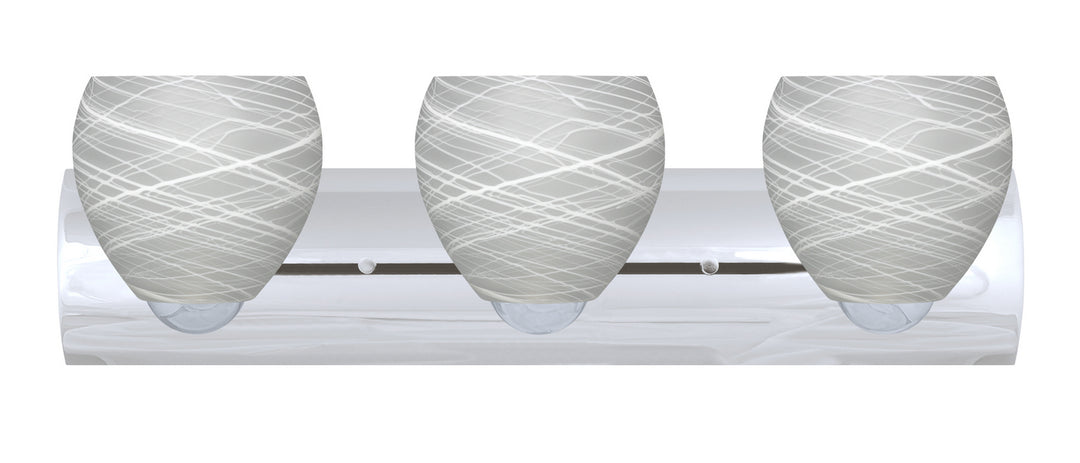 Besa Bolla 3WZ-412260-CR Bath Vanity Light 23 in. wide - Chrome