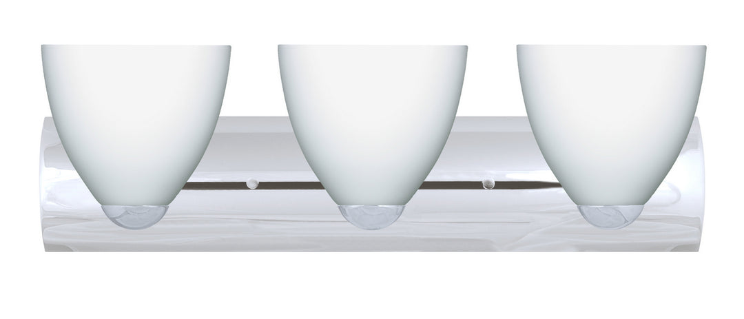 Besa Sasha 3WZ-757207-LED-CR Bath Vanity Light 23 in. wide - Chrome