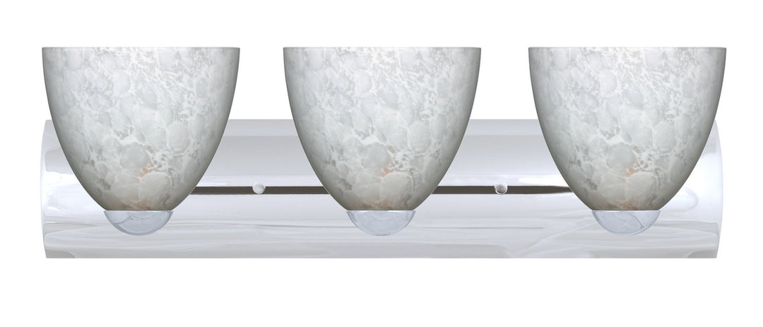 Besa Sasha 3WZ-757219-CR Bath Vanity Light 23 in. wide - Chrome