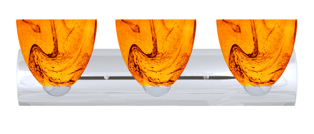 Besa Sasha 3WZ-7572HB-CR Bath Vanity Light 23 in. wide - Chrome