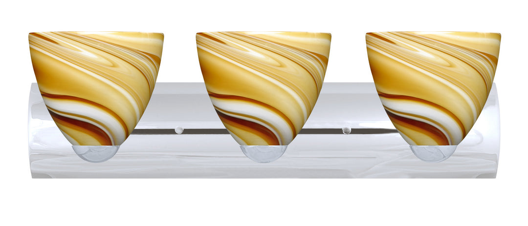 Besa Sasha 3WZ-7572HN-LED-CR Bath Vanity Light 23 in. wide - Chrome