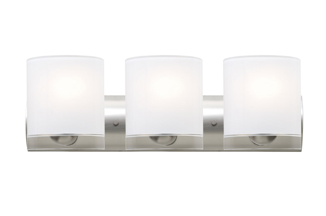Besa Celtic 3WZ-CELTICCL-LED-SN Bath Vanity Light 23 in. wide - Satin Nickel