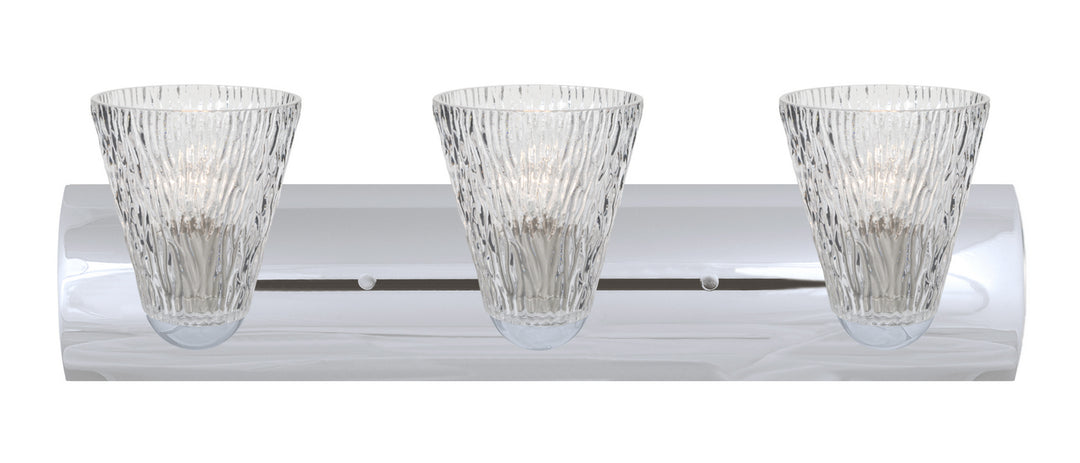 Besa Nico 3WZ-NICO5CL-LED-CR Bath Vanity Light 23 in. wide - Chrome