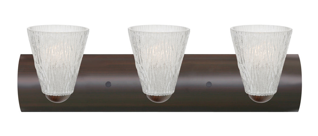 Besa Nico 3WZ-NICO5GL-LED-BR Bath Vanity Light 23 in. wide - Bronze